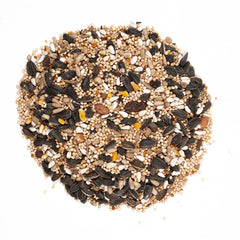 Wagner's detail of sunflower chips showing large seed pieces birds prefer
