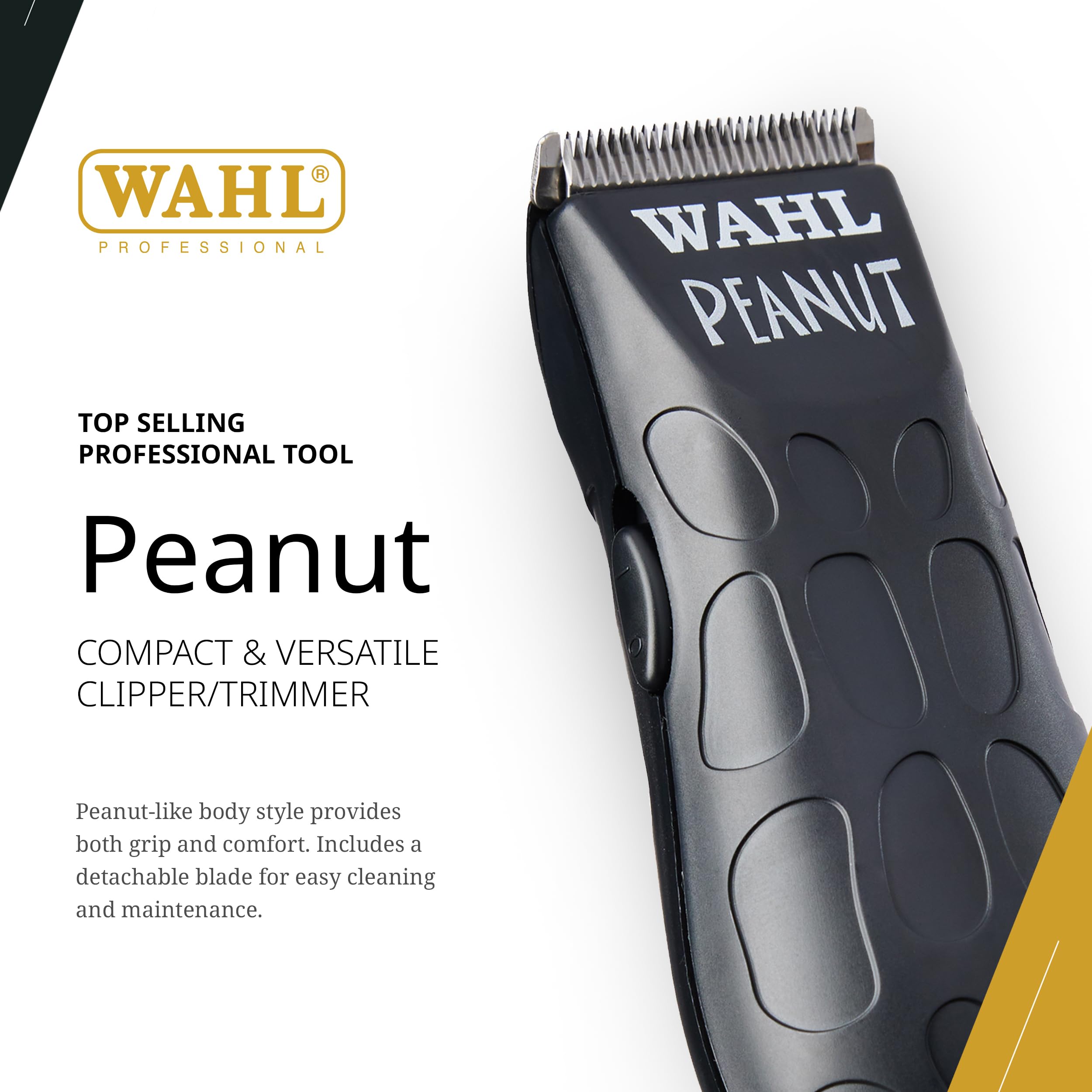Wahl Professional close-up of stainless blade highlighting sharp detail and control