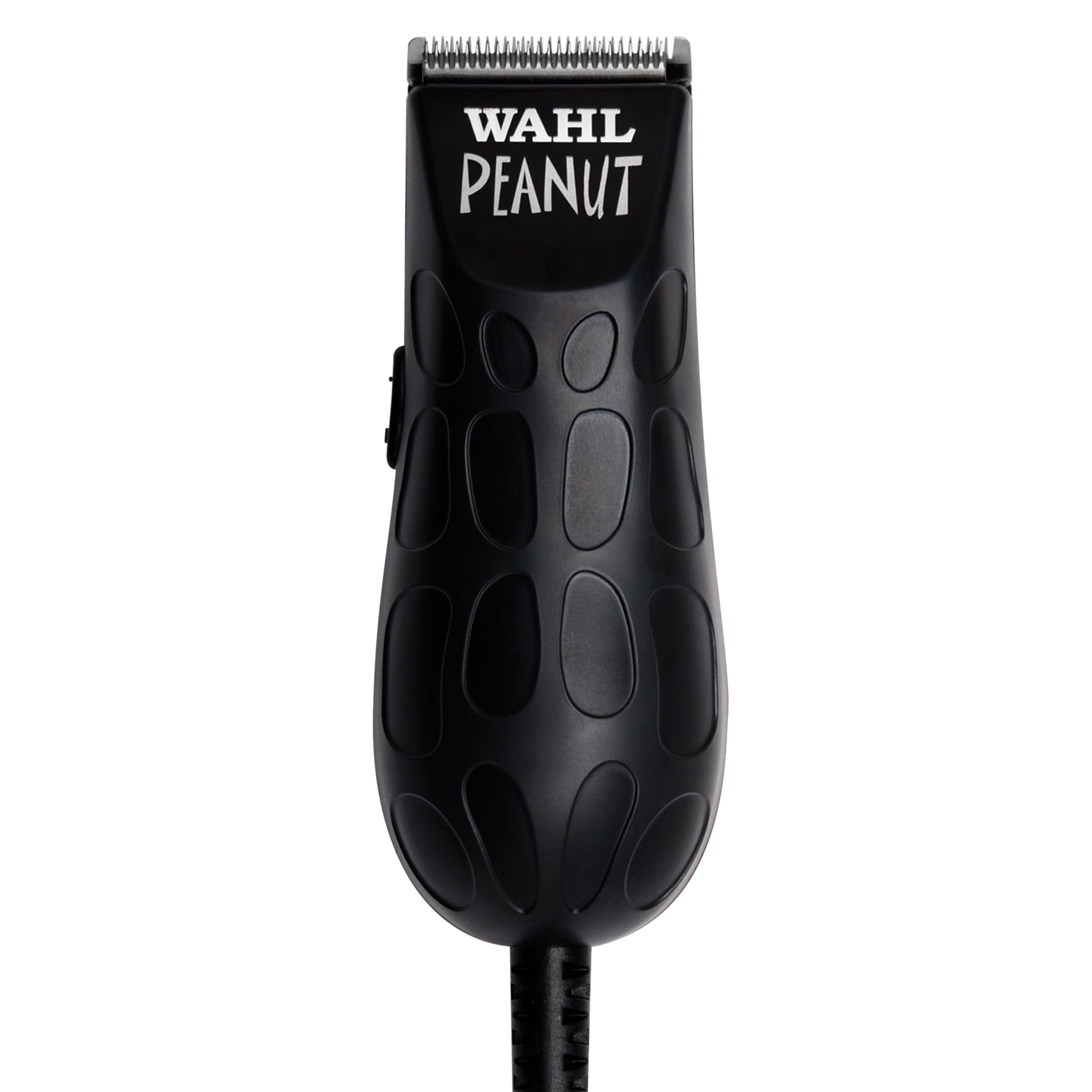 Wahl Professional Black Peanut front view showing compact trimmer for precise edging