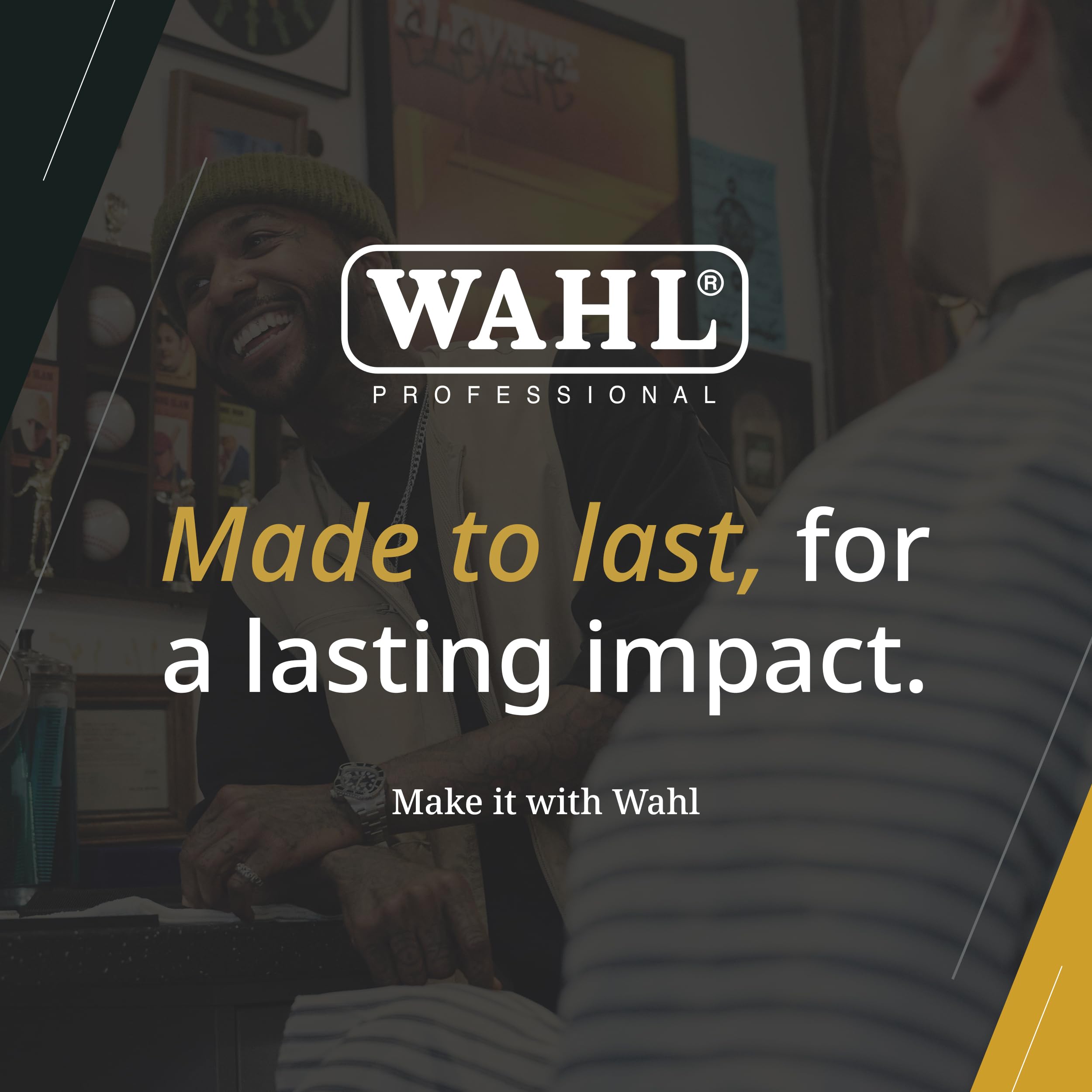 Wahl Vanish battery and charger displayed indicating long runtime convenience