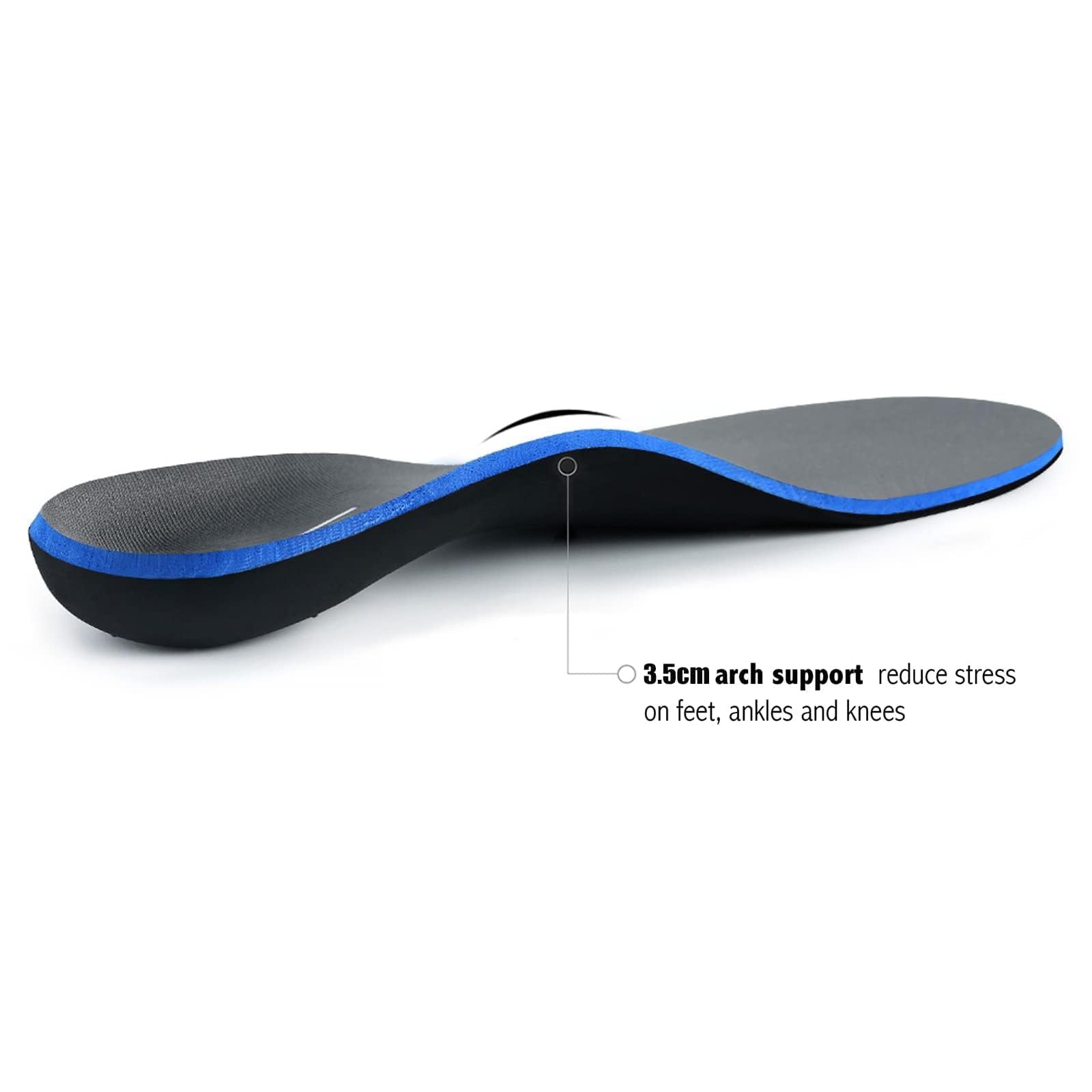 WALK·HERO insole inside a work boot increasing all‑day support