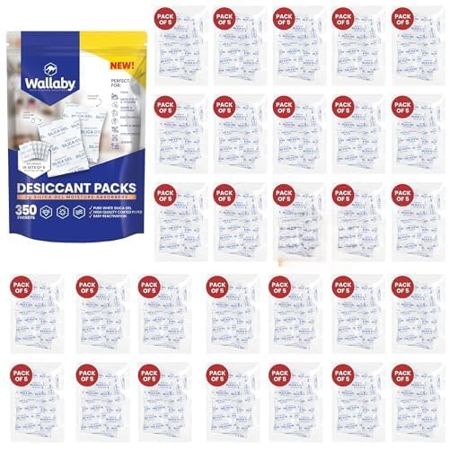 Wallaby front view of 350-packet bundle shows compact packaging and storage benefit