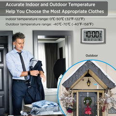 WallarGe wireless outdoor sensor close-up for reliable exterior temperature