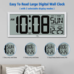 WallarGe close-up of thick digits and LCD contrast for fast time recognition