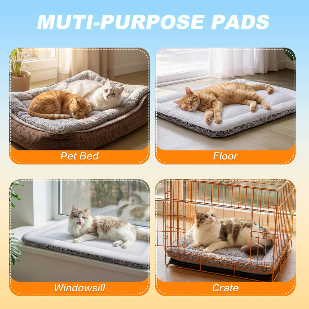 WanpeeGoo mat on sofa lifestyle shot showing pet-friendly furniture protection