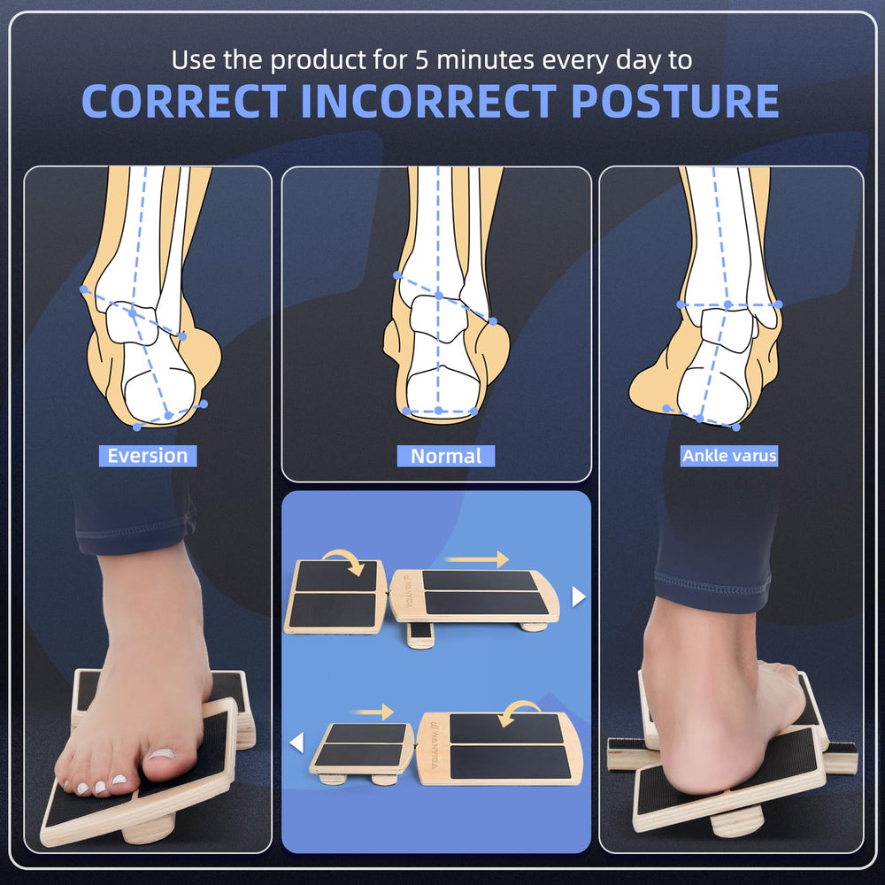 WANYIDA in use by a user doing single-leg balance to improve ankle control