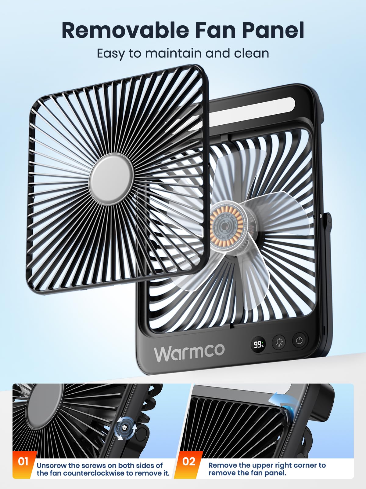 Warmco D4 ports and foldable stand, brand easy charging and angle control
