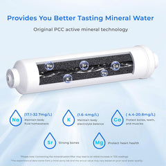 Waterdrop MNR35 installed under sink demonstrating neat inline fit and space savings