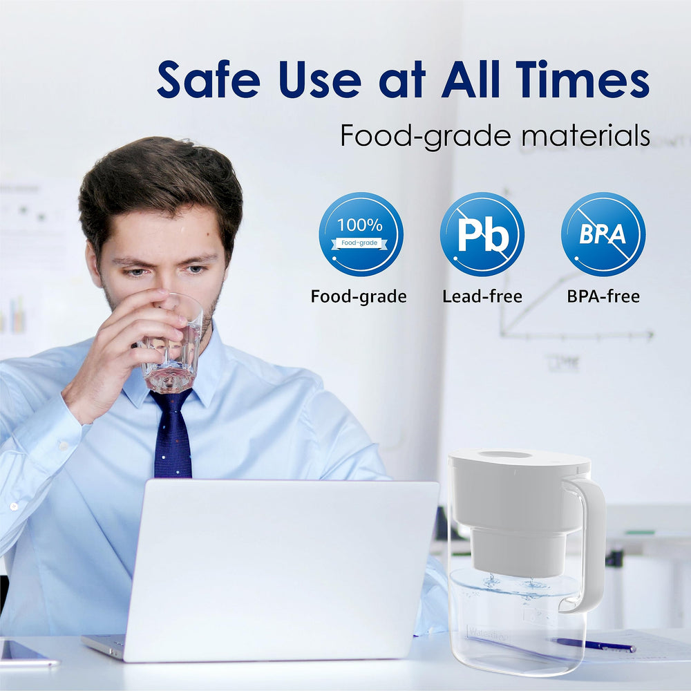 Waterdrop PT-07W packaging with PF-01A replacement filter for genuine compatibility