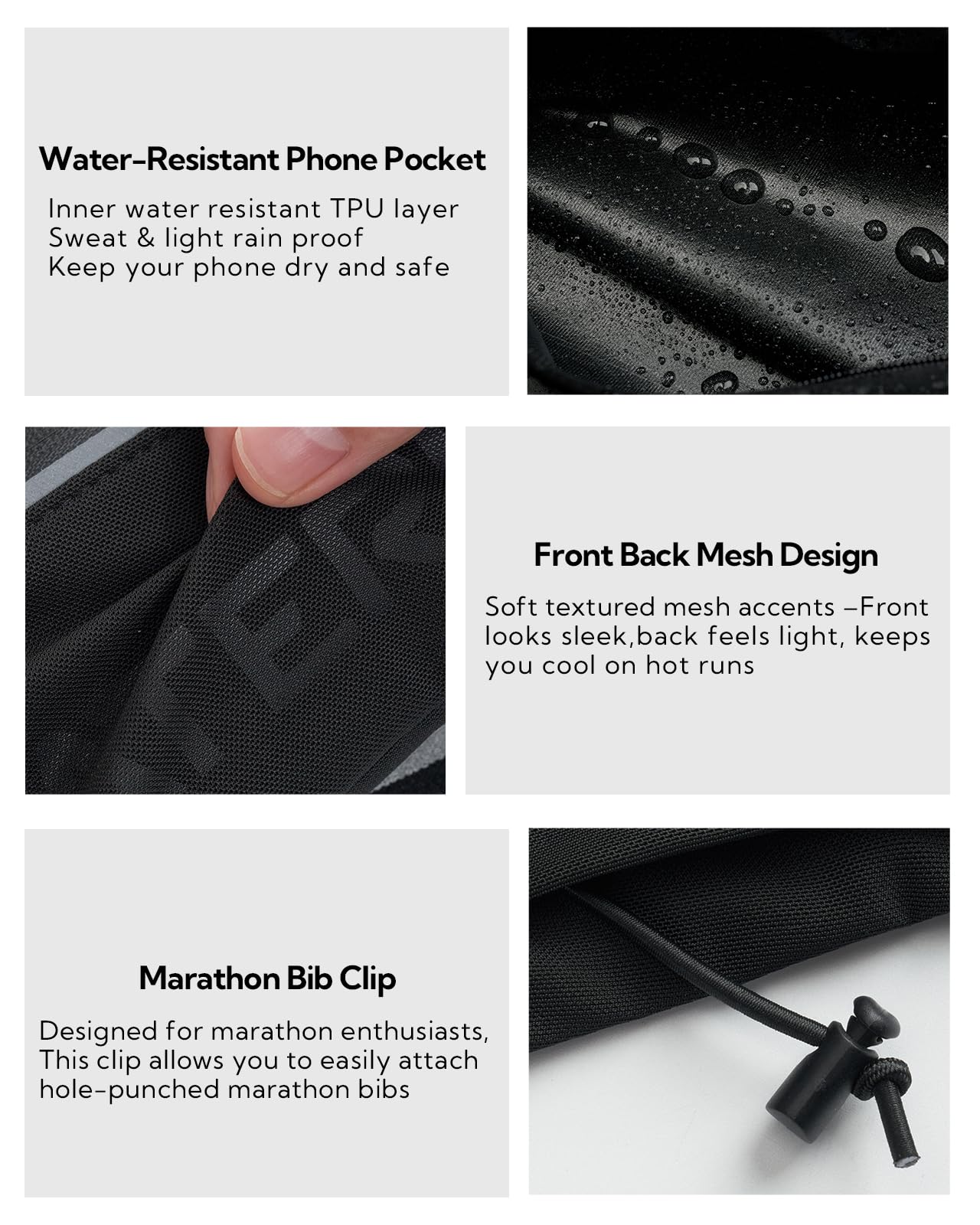 WATERFLY reflective strips lit at night improving visibility and safer runs benefit