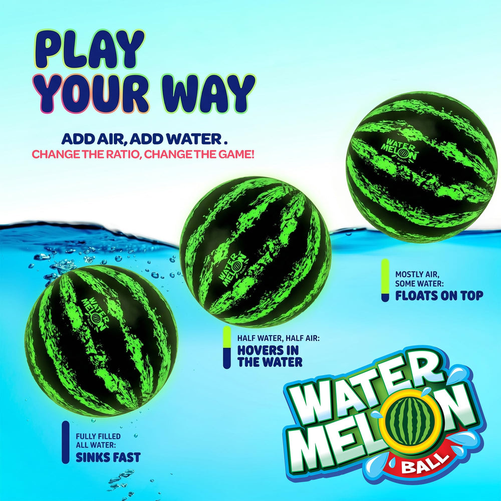Needle-nose valve detail on Watermelon Ball for easy quick inflation