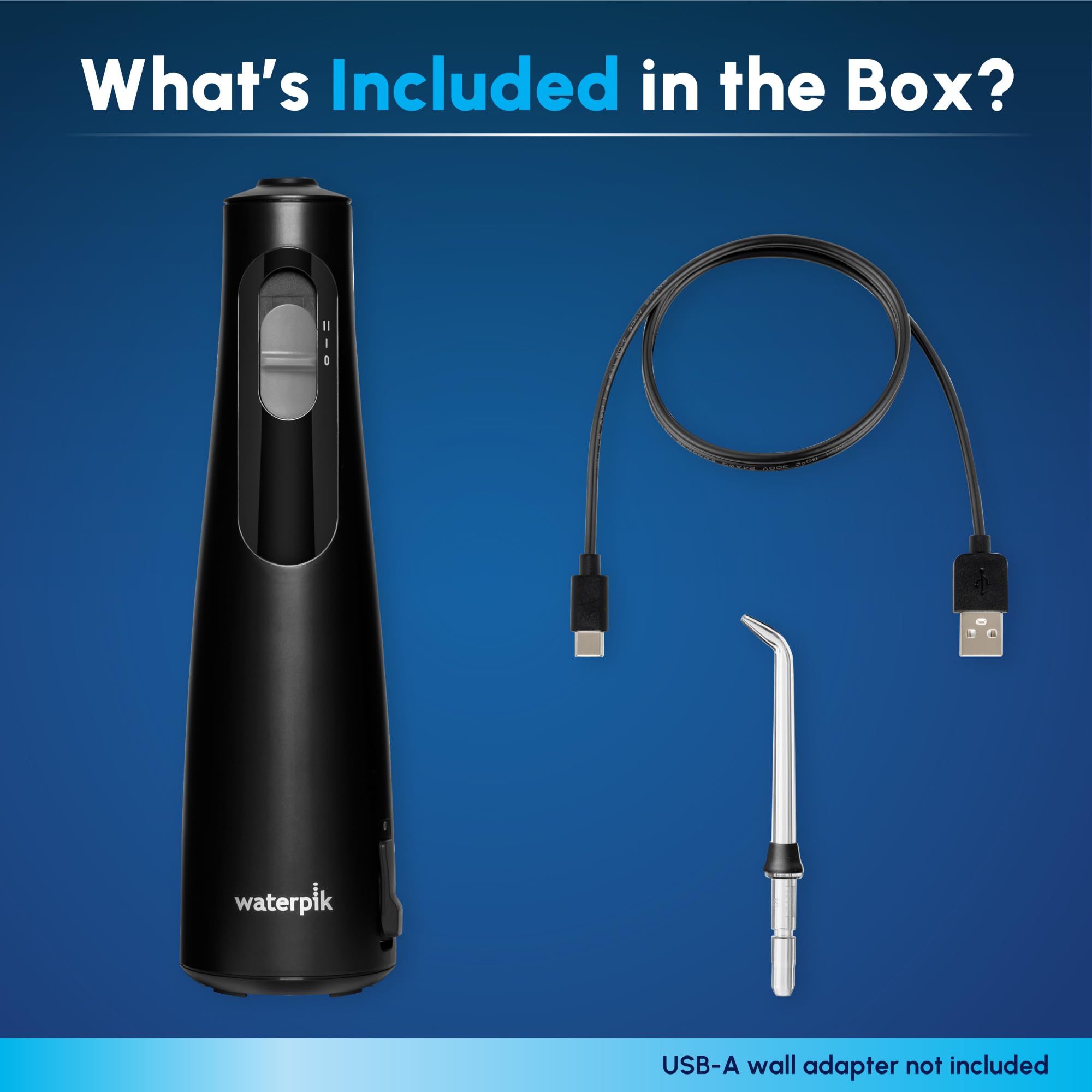 Waterpik Cordless 1100 being used in shower showing waterproof design and convenience