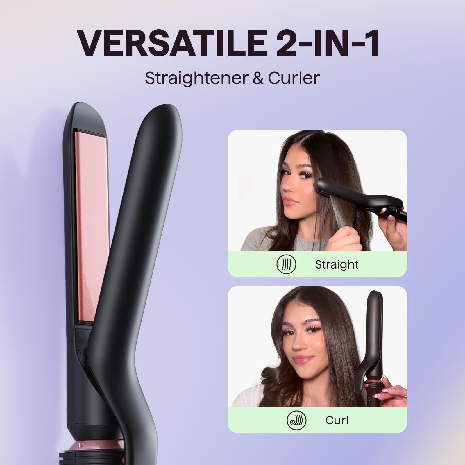 wavytalk 1 inch curling barrel detail highlighting precise curl shaping and control
