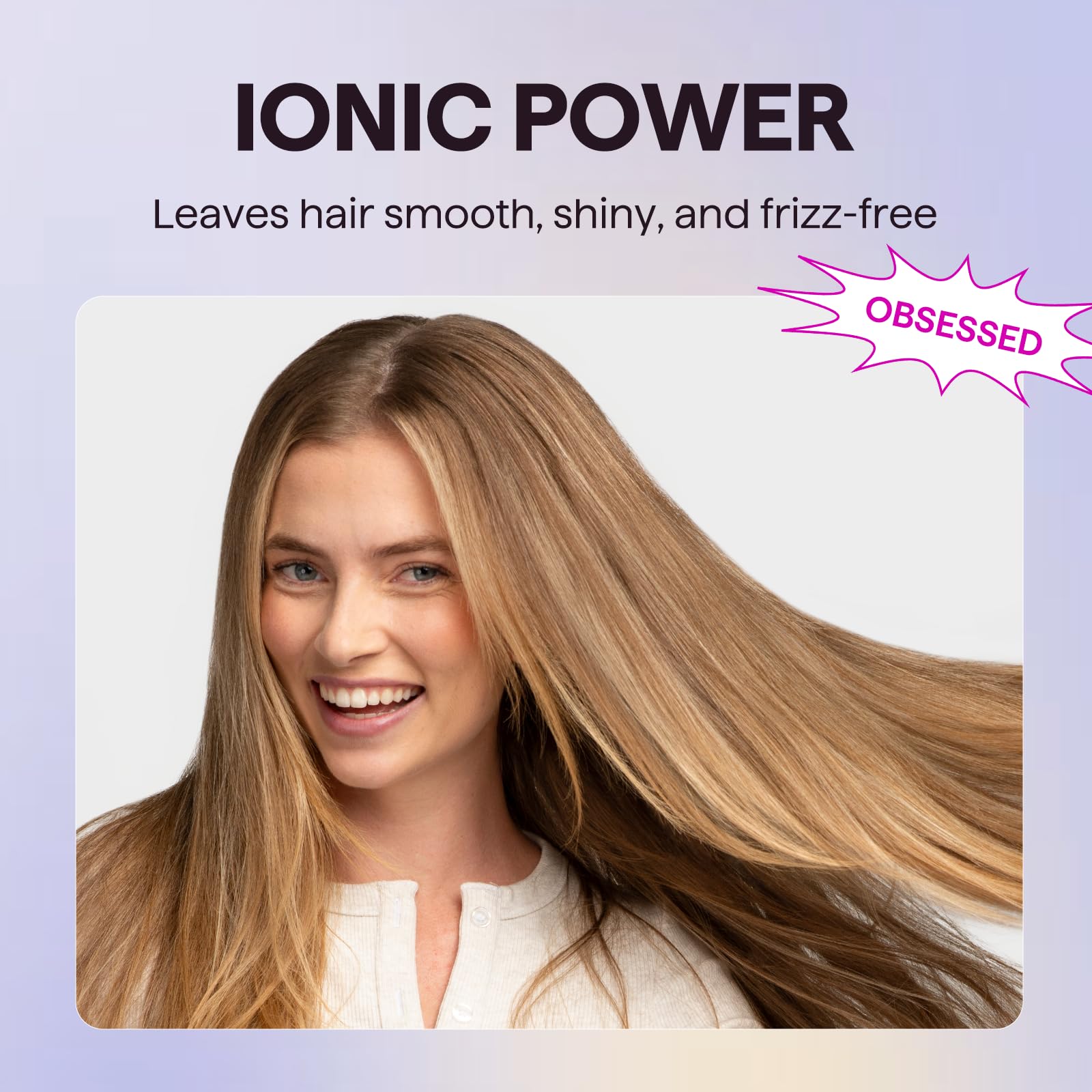 wavytalk dryer in use on curly hair demonstrating enhanced curl shaping