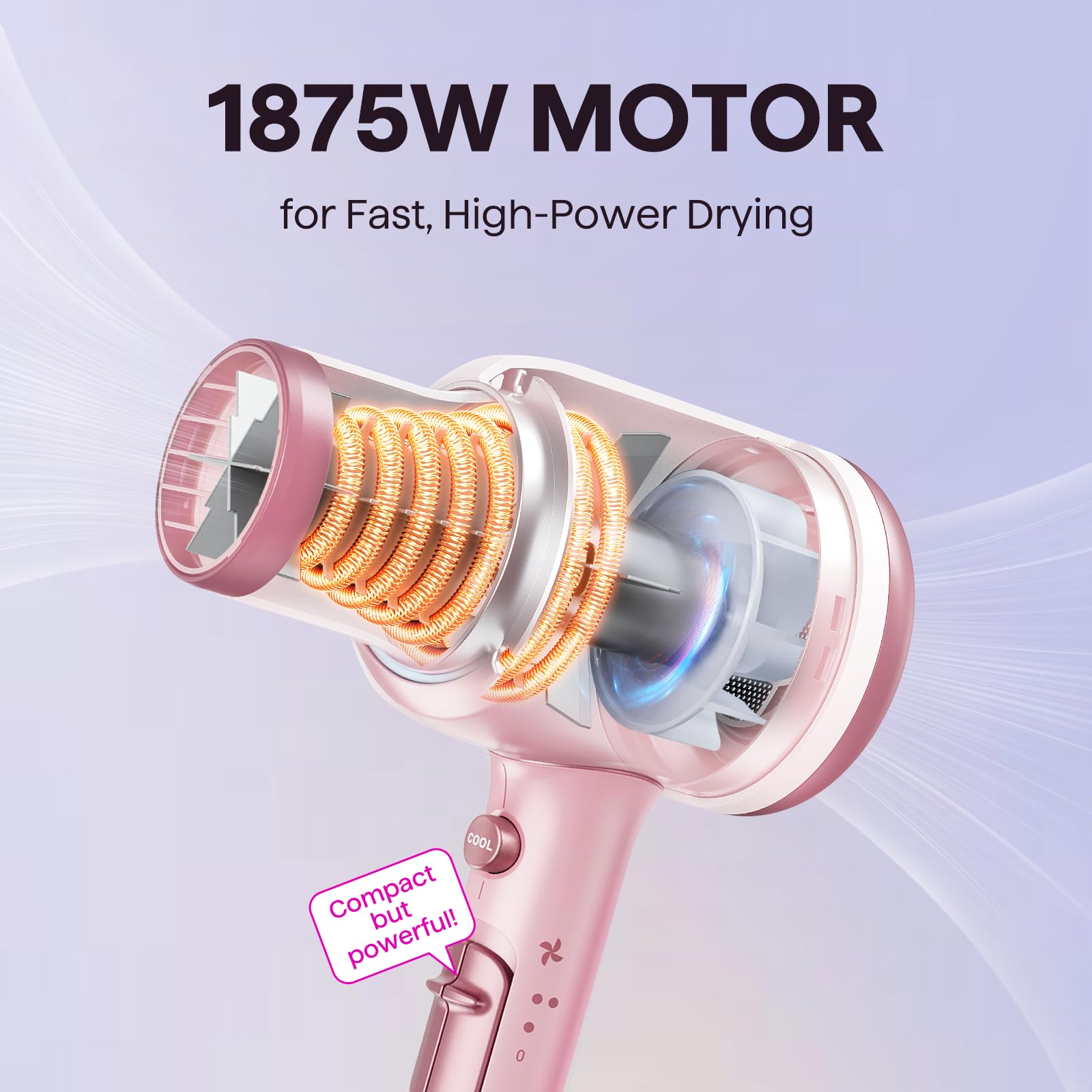 wavytalk concentrator nozzle detail for precise styling and targeted airflow