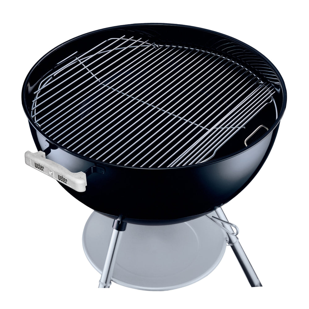 Weber hinge close-up highlighting durable pivot and smoother operation