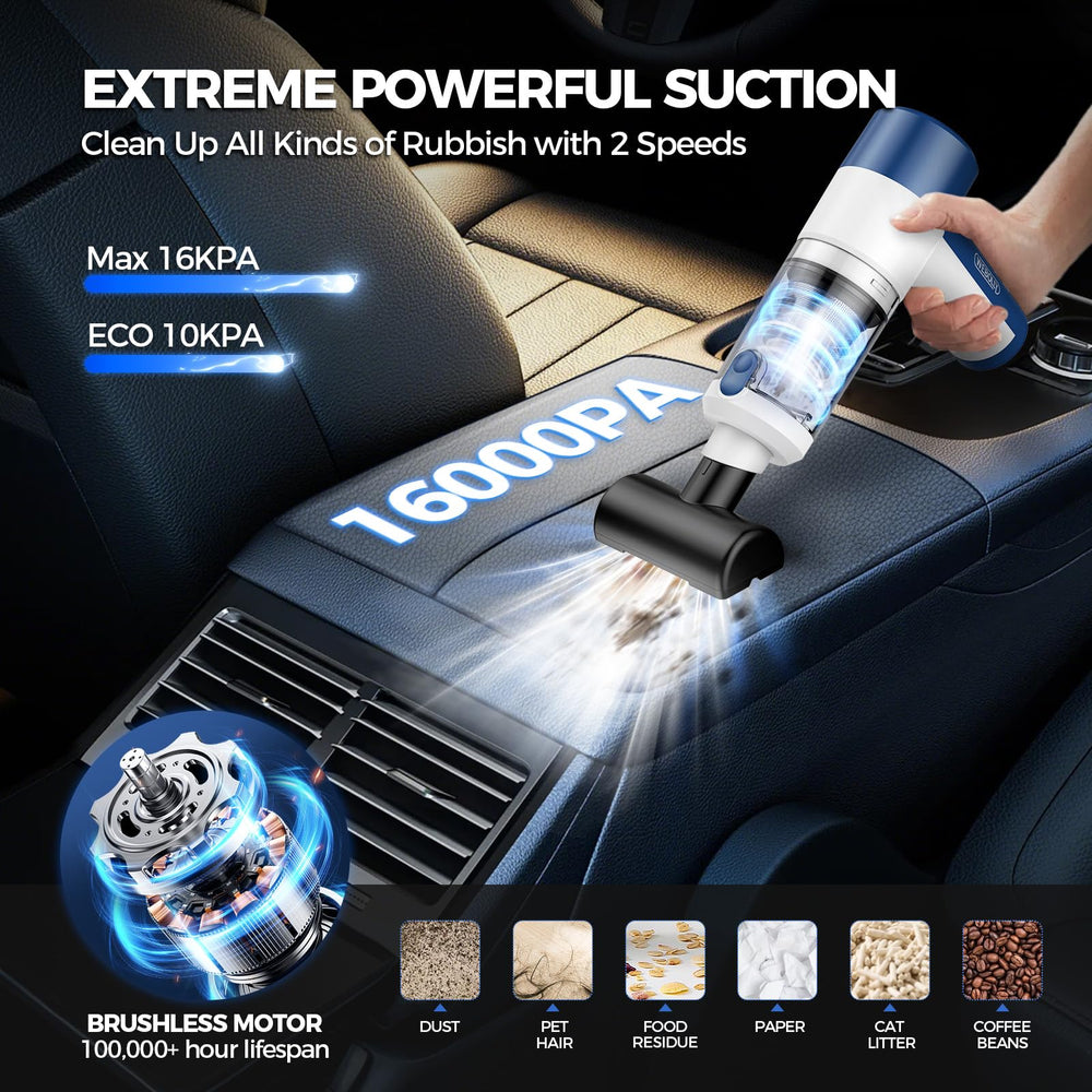 WEBOLLY accessories kit laid out for versatile vacuuming and blowing