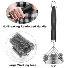 Weetiee wide scraper detail clears baked-on grease for faster cleaning