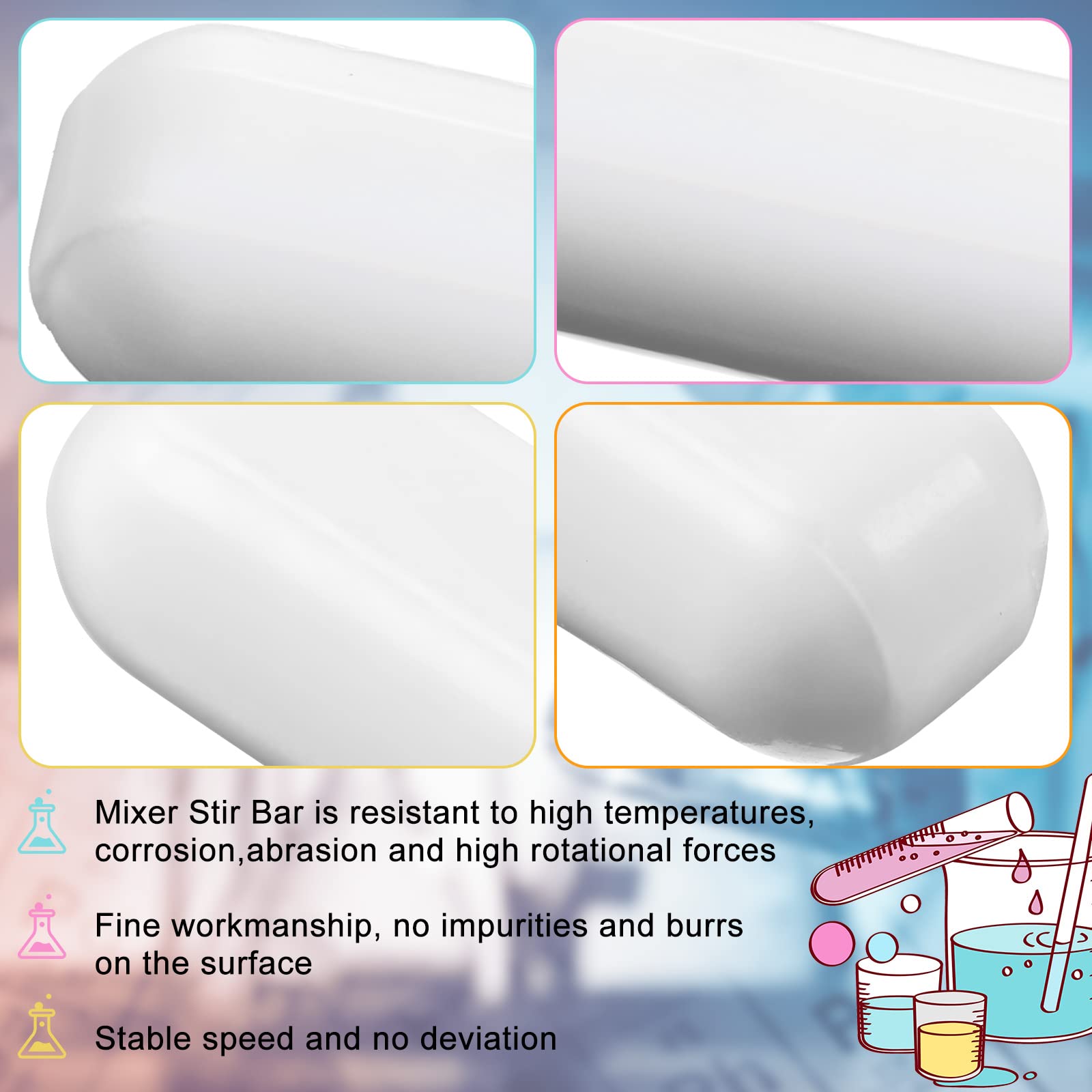 Weewooday close-up of PTFE surface highlighting smooth finish and low friction