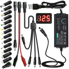 Wefomey front panel showing LCD and voltage controls for quick confirmation