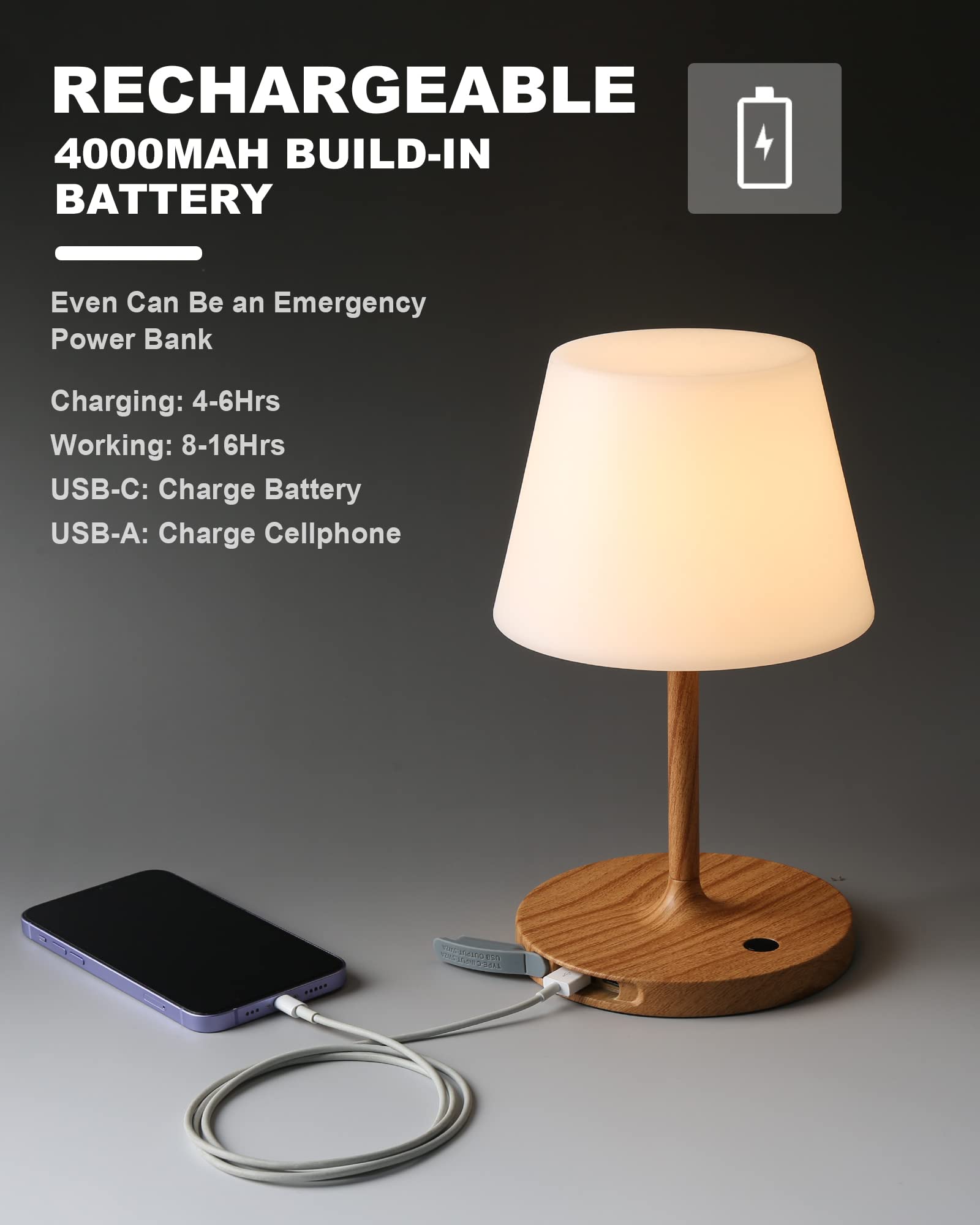 WEILAILUX next to a book showing size and scale for small spaces benefit