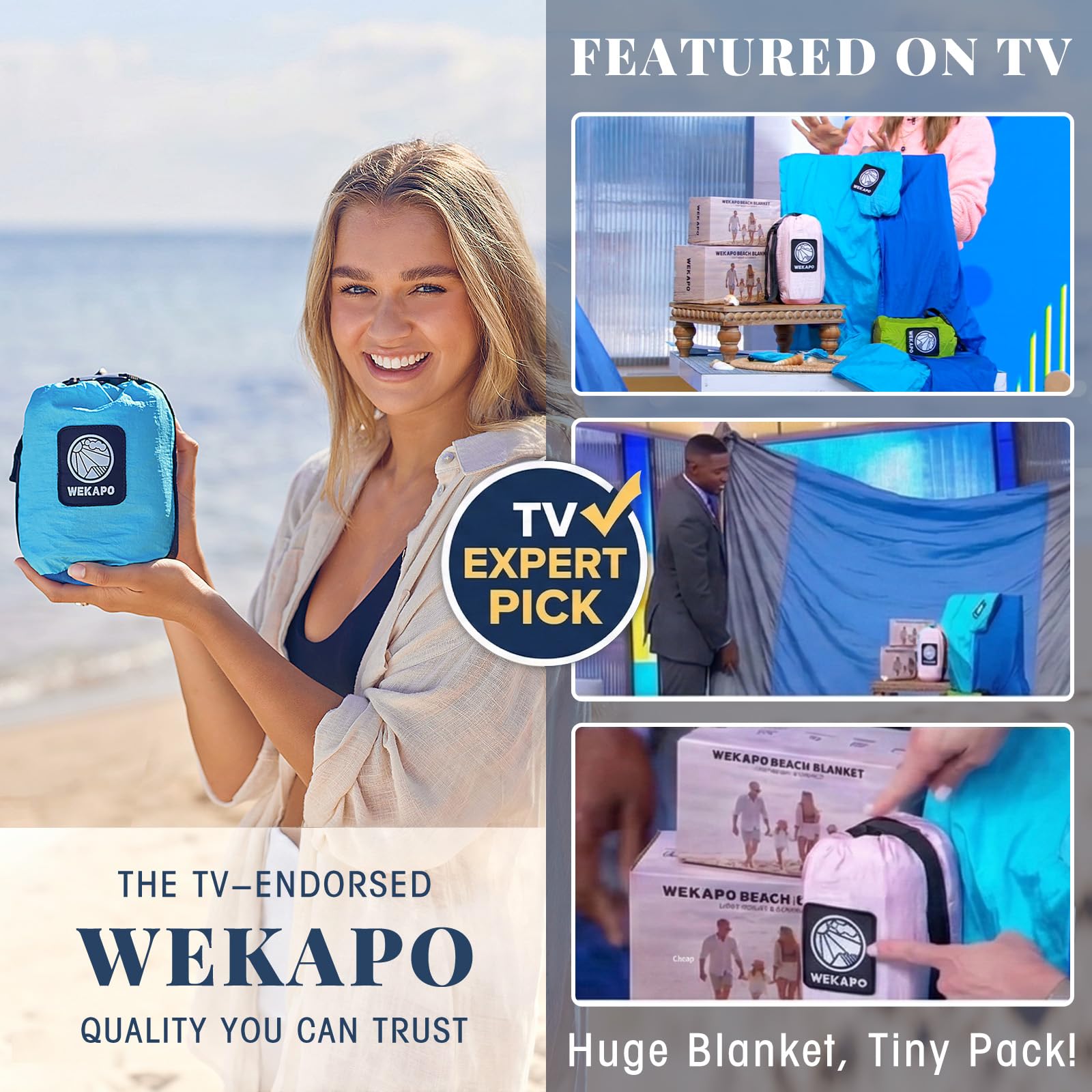 WEKAPO water beading on surface demonstrating quick-dry, water-resistant fabric