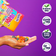 Welch's close-up showing chewy exterior and juicy interior texture for flavor contrast