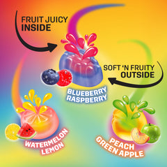 Welch's three Fusion flavors displayed together, quick visual of variety