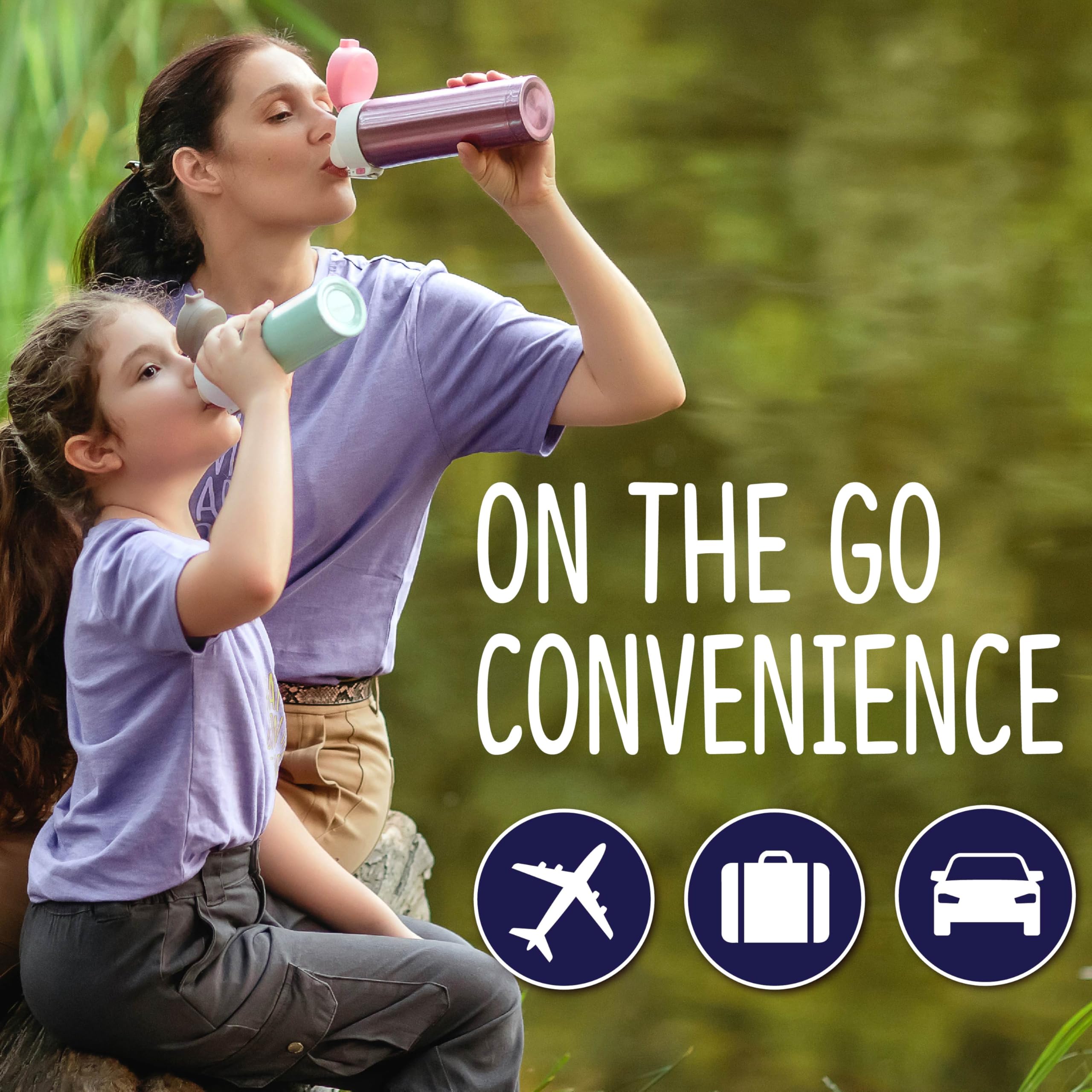 SINGLES TO GO! Welch's open box with neatly arranged packets displaying travel-ready portions