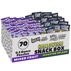 Welch's front packaging showing Halloween variety and convenience