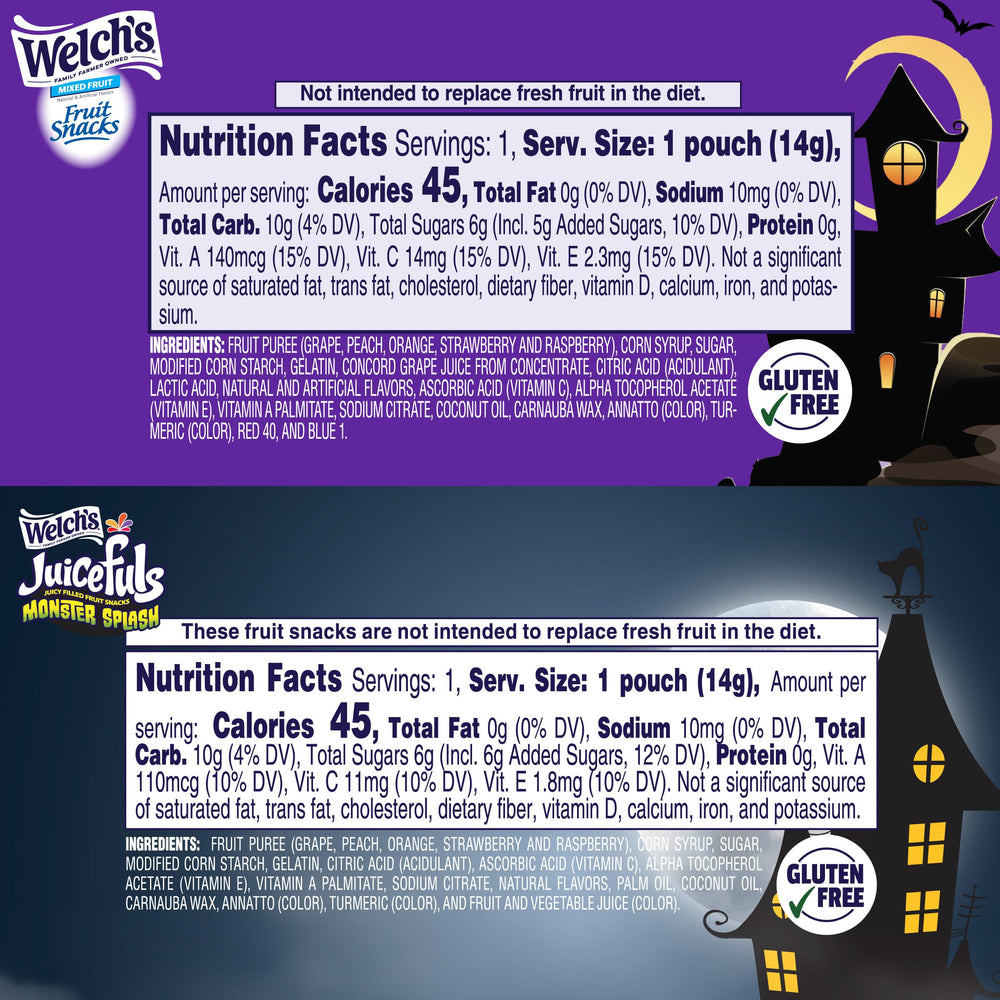 Welch's single 0.5 oz pouch close-up emphasizing easy portioning