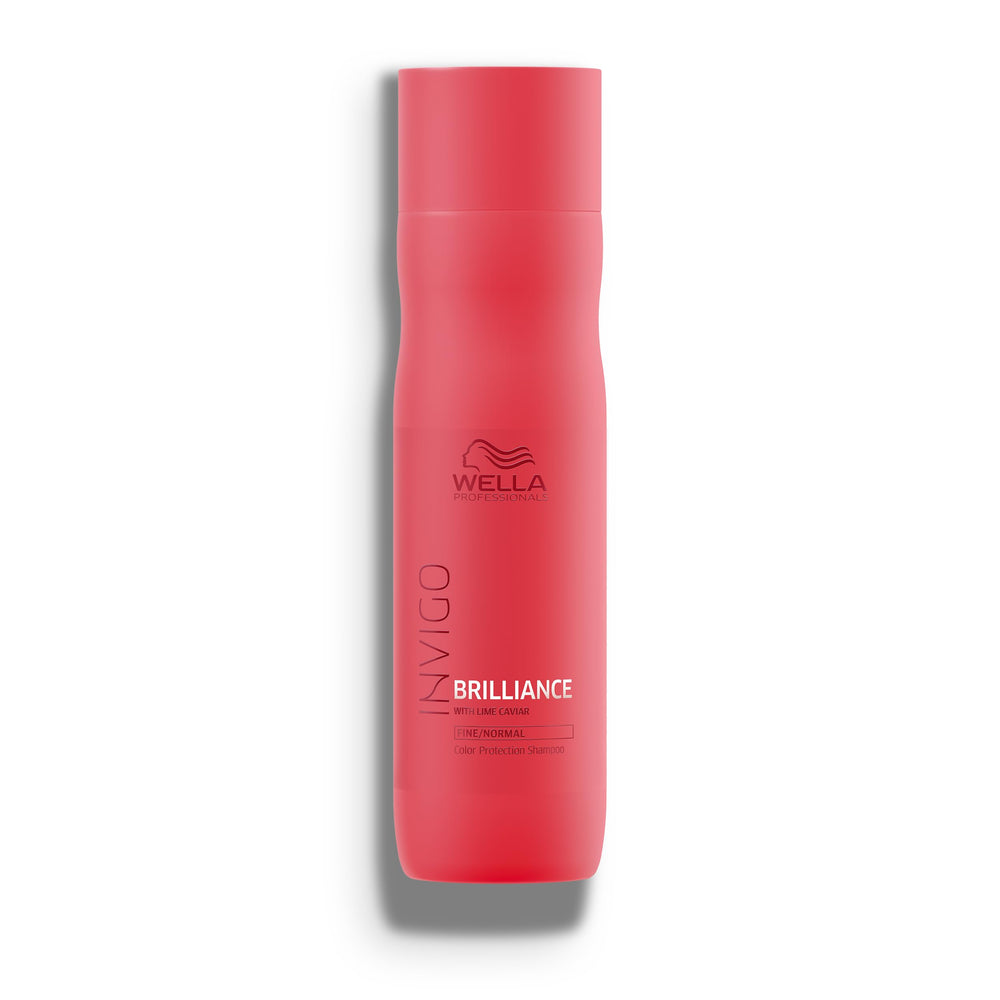 Wella Professionals bottle front view showing branding and shade protection benefit