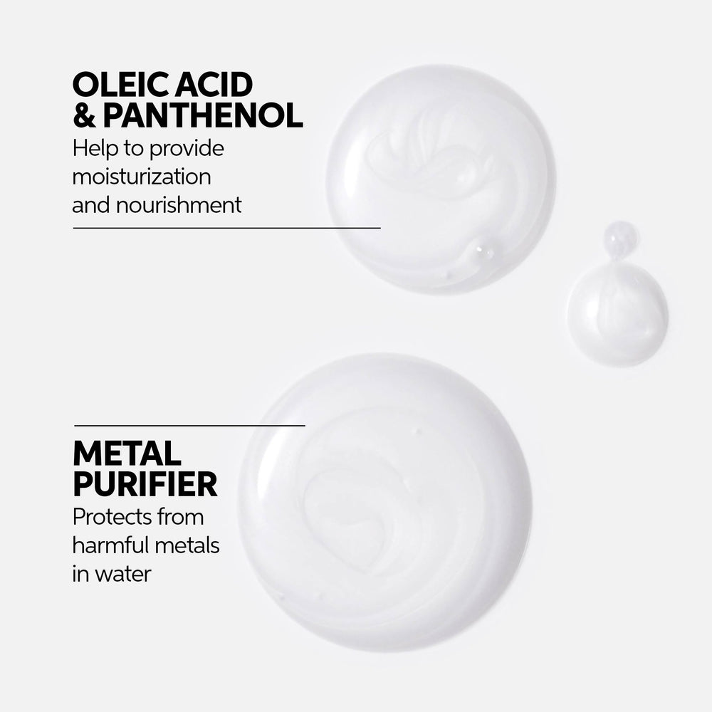 Wella Professionals creamy shampoo texture in palm for visible hydration benefit