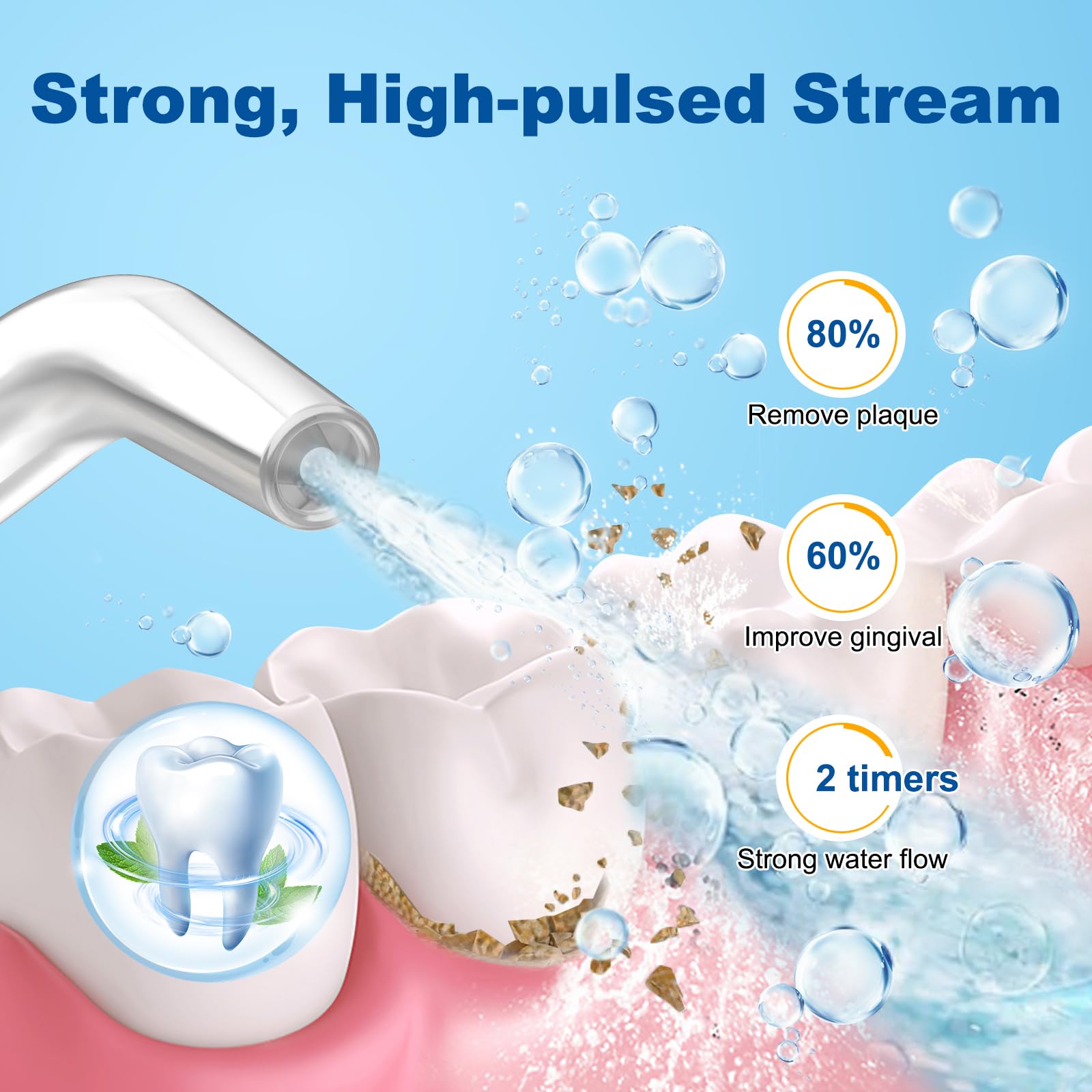 WELLLEO in-bathroom use with water splashes demonstrating IPX7 waterproof safety