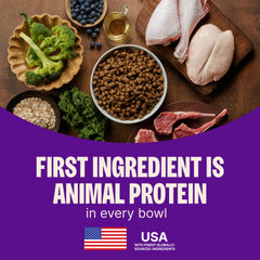 Wellness CORE bowl of turkey and chicken ingredients for real-protein benefit