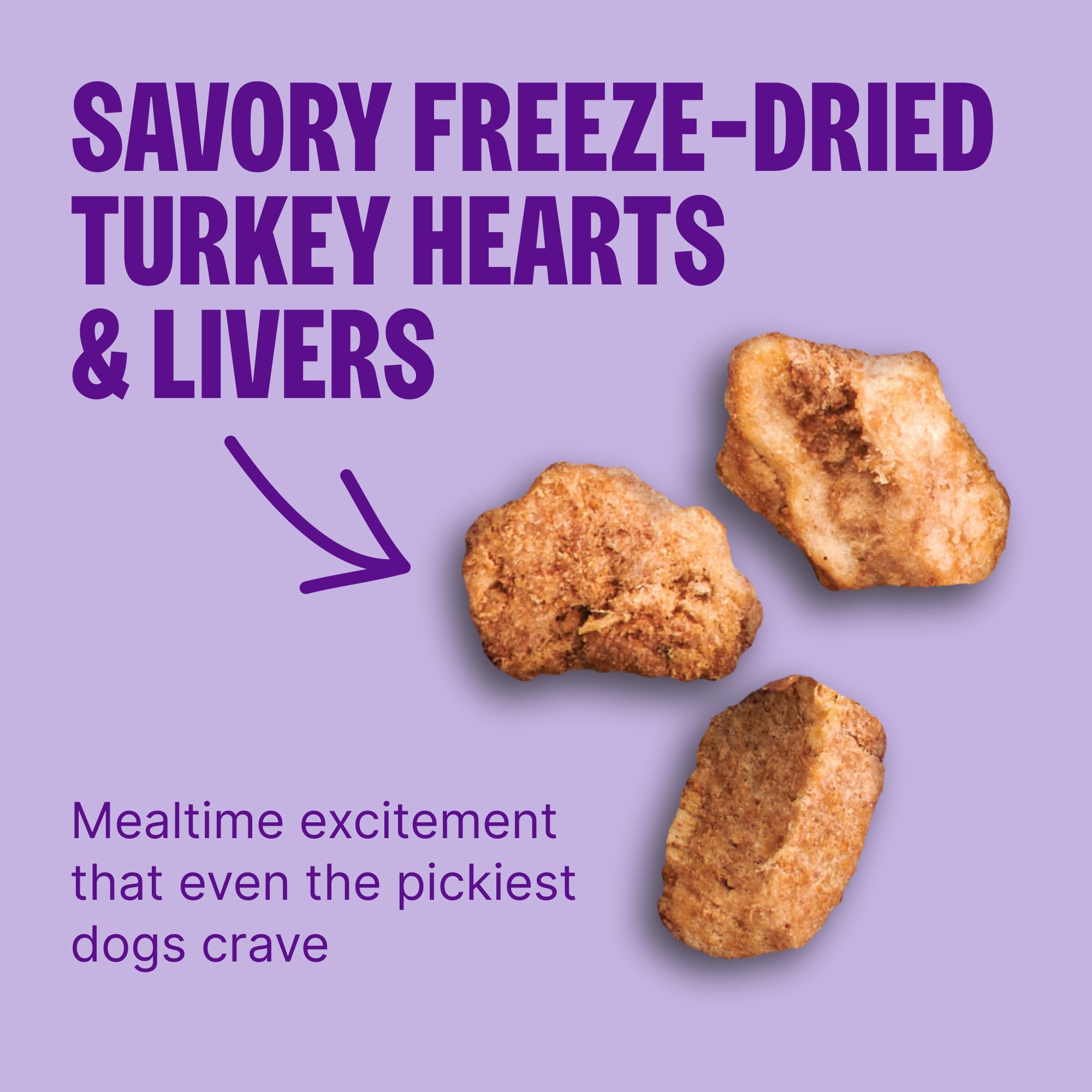 Wellness ingredient label view showing natural, grain-free composition
