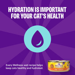 Wellness whitefish and tuna can label highlighting natural ingredients benefit