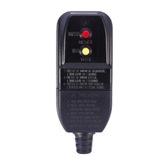 WELLONG test and reset buttons close-up showing quick safety verification
