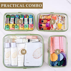 WELPIRT medium pouch packed with travel toiletries for organized packing