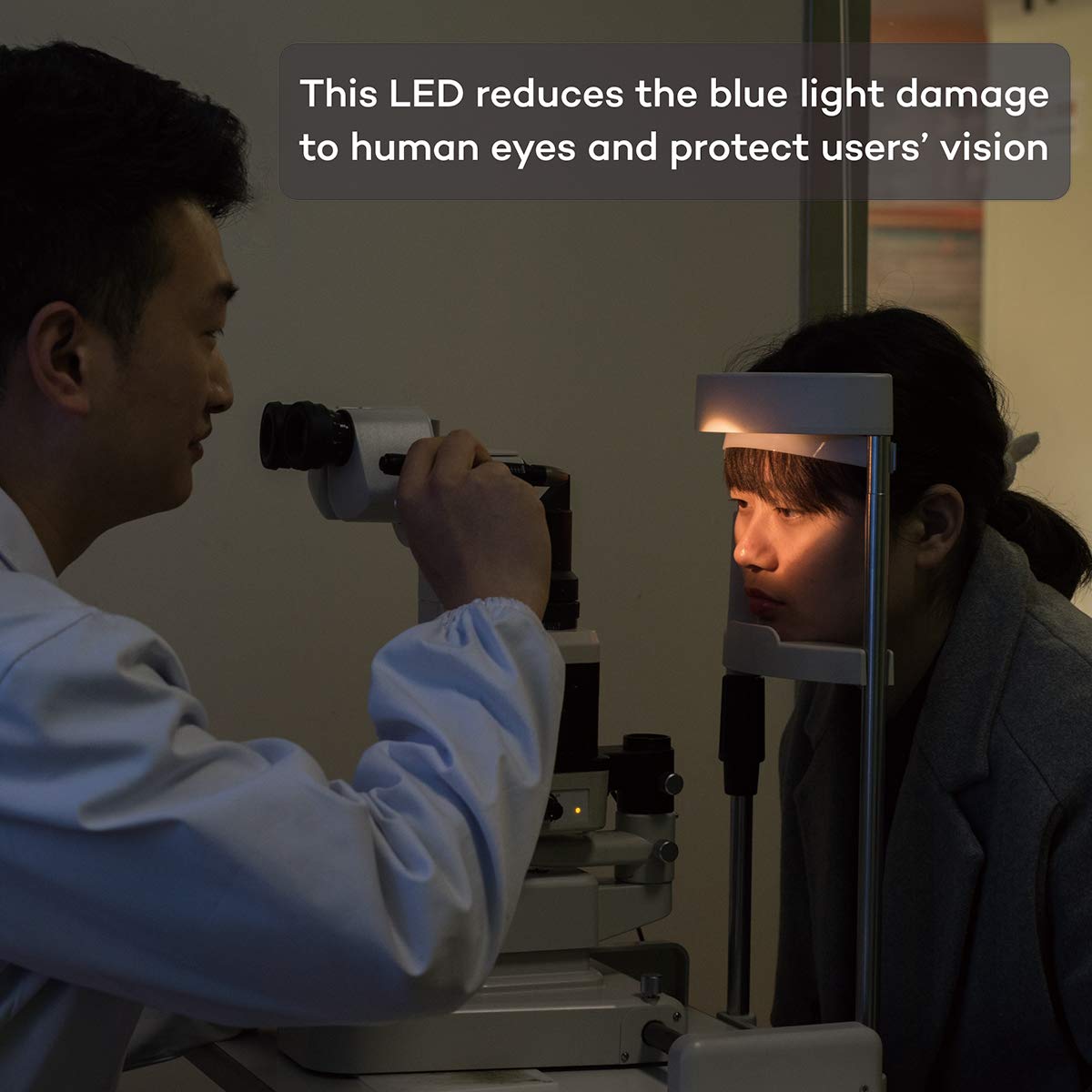 Weltool M6-Dr beam pattern on surface demonstrating uniform, glare‑free light