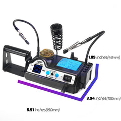 WEP LED magnifier close-up enlarging fine components for precise micro soldering
