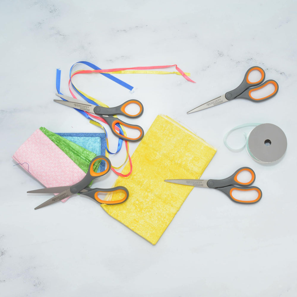 Westcott scissors on craft table showing reliable cutting for projects