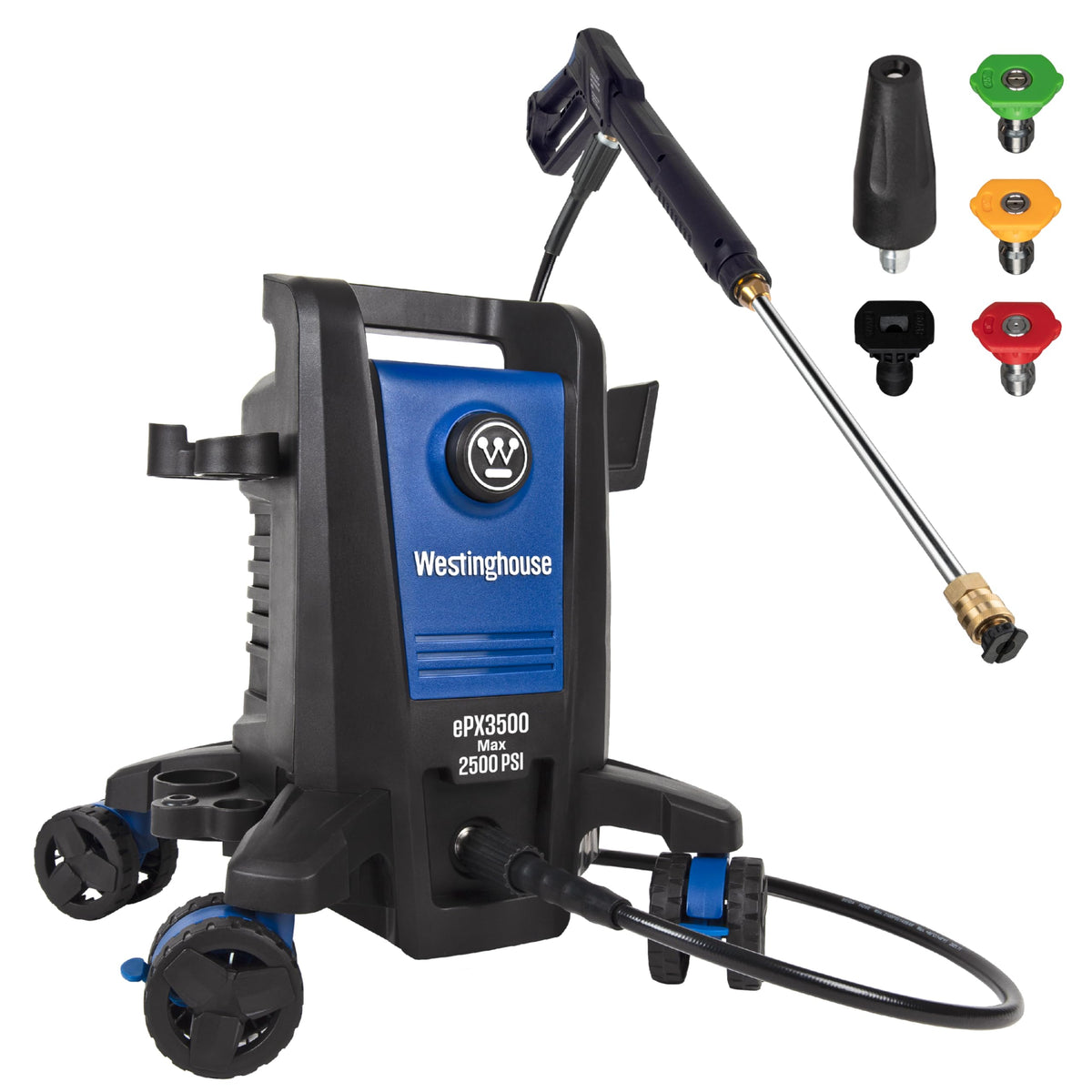 Westinghouse ePX3500 front angle showing compact frame and portability benefit