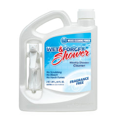 Wet & Forget front label 64 oz bottle showing product identity and large size benefit