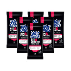 Wet Ones Big & Strong front pack showing branding and count benefit
