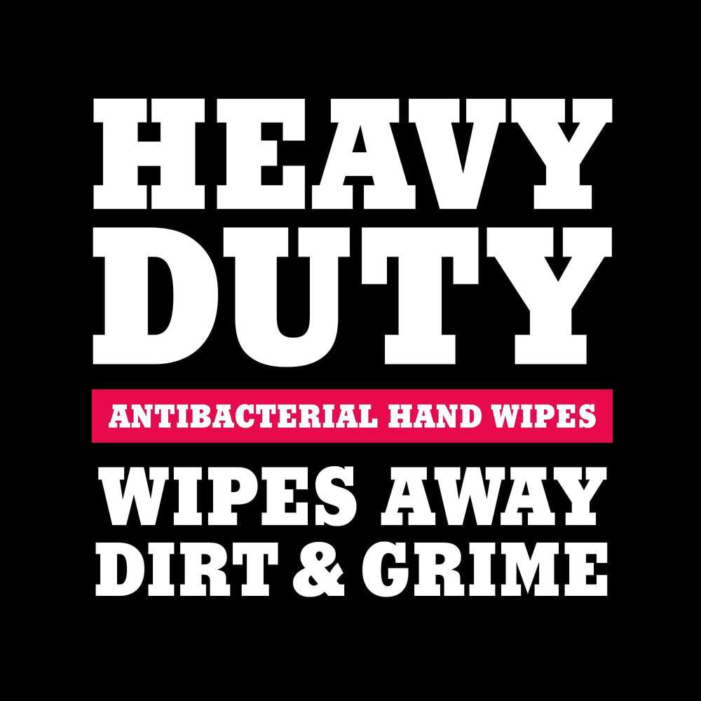 Hand using Wet Ones Big & Strong to remove stubborn grime effectively
