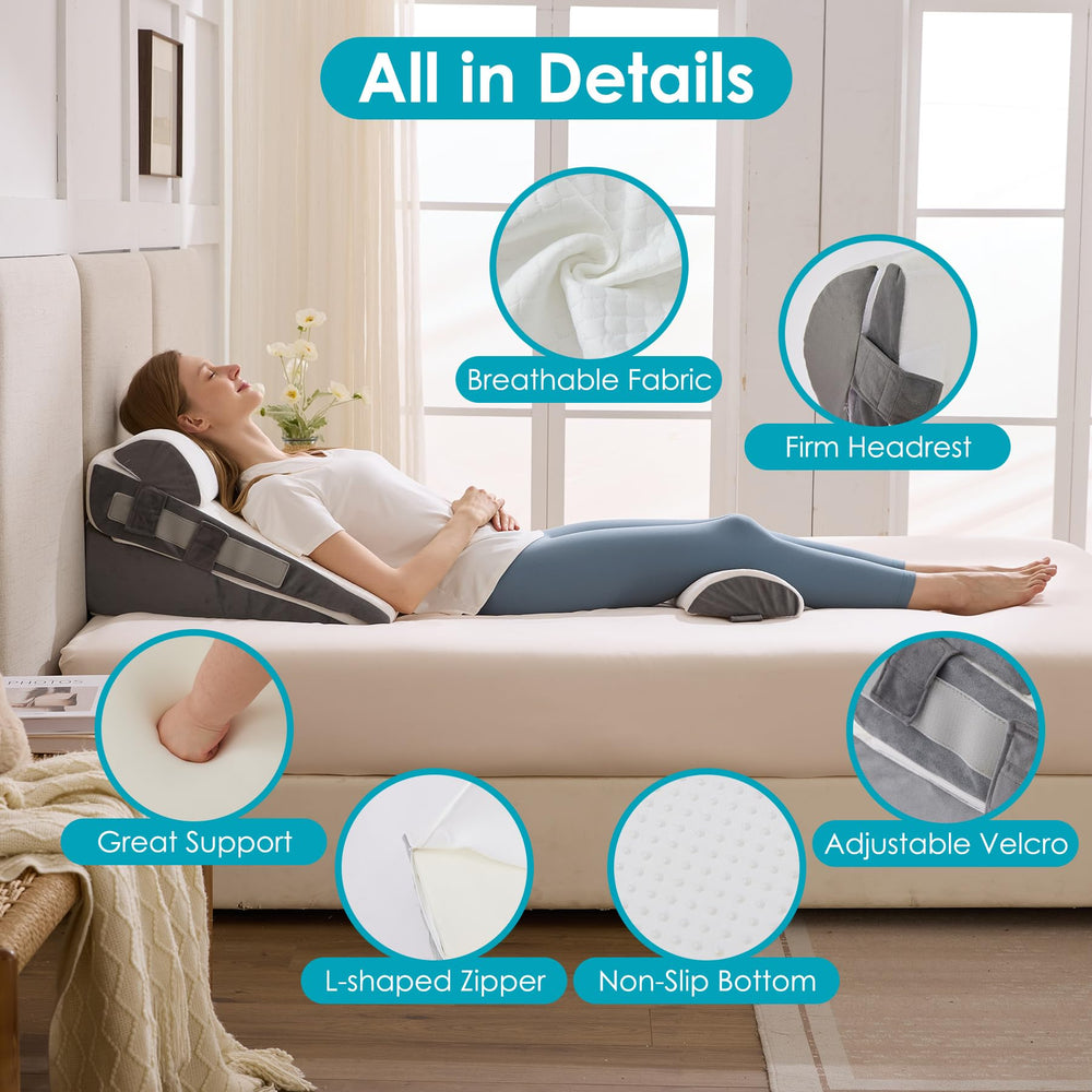 WGAKCED size comparison beside a standard pillow to show scale and customizable elevation options