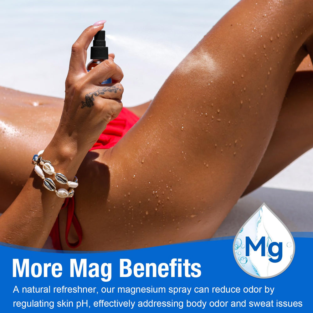 WHLH & WELL-BEING label zoom highlighting pure magnesium formula and clarity
