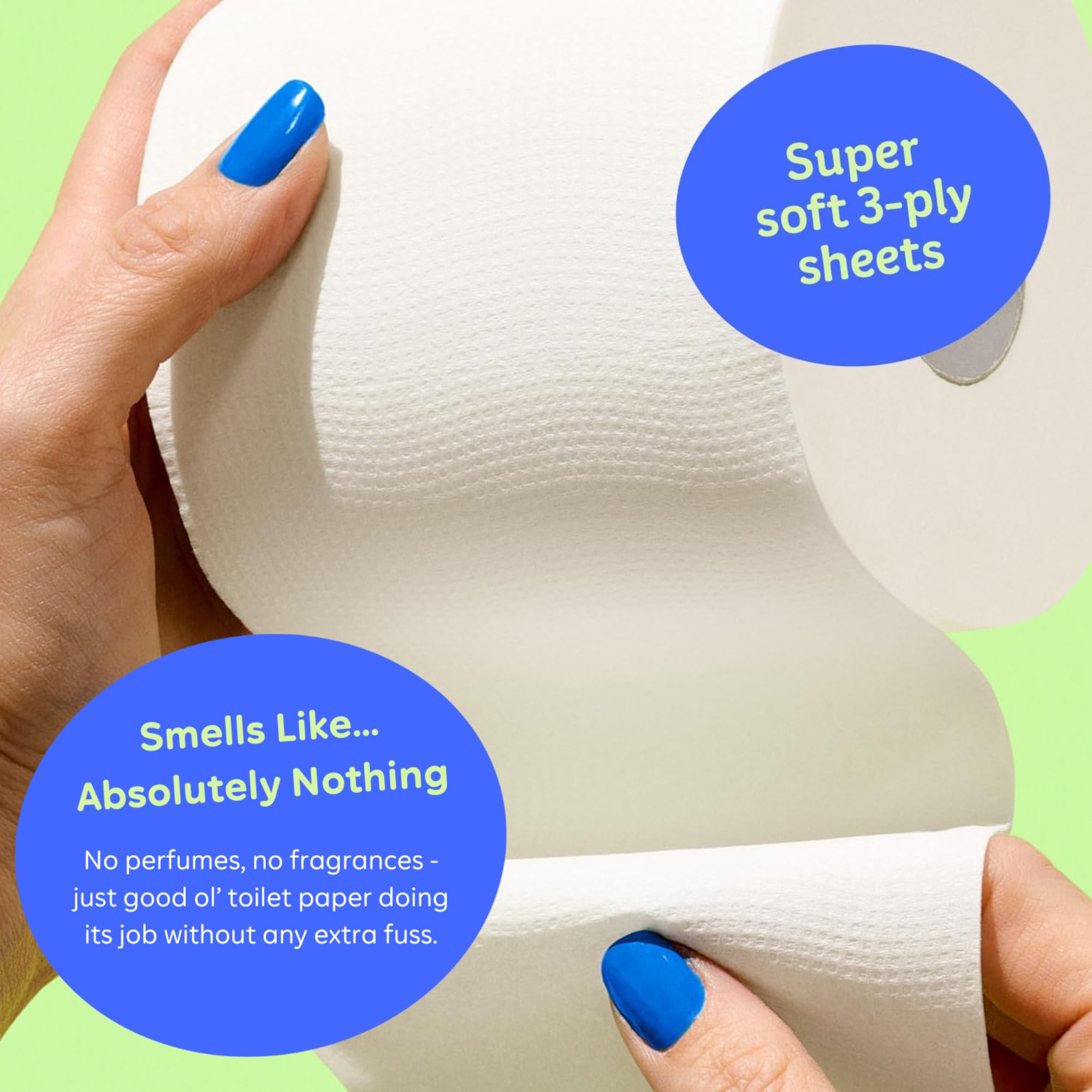 Who Gives A Crap family bathroom scene showing reliable supply for households