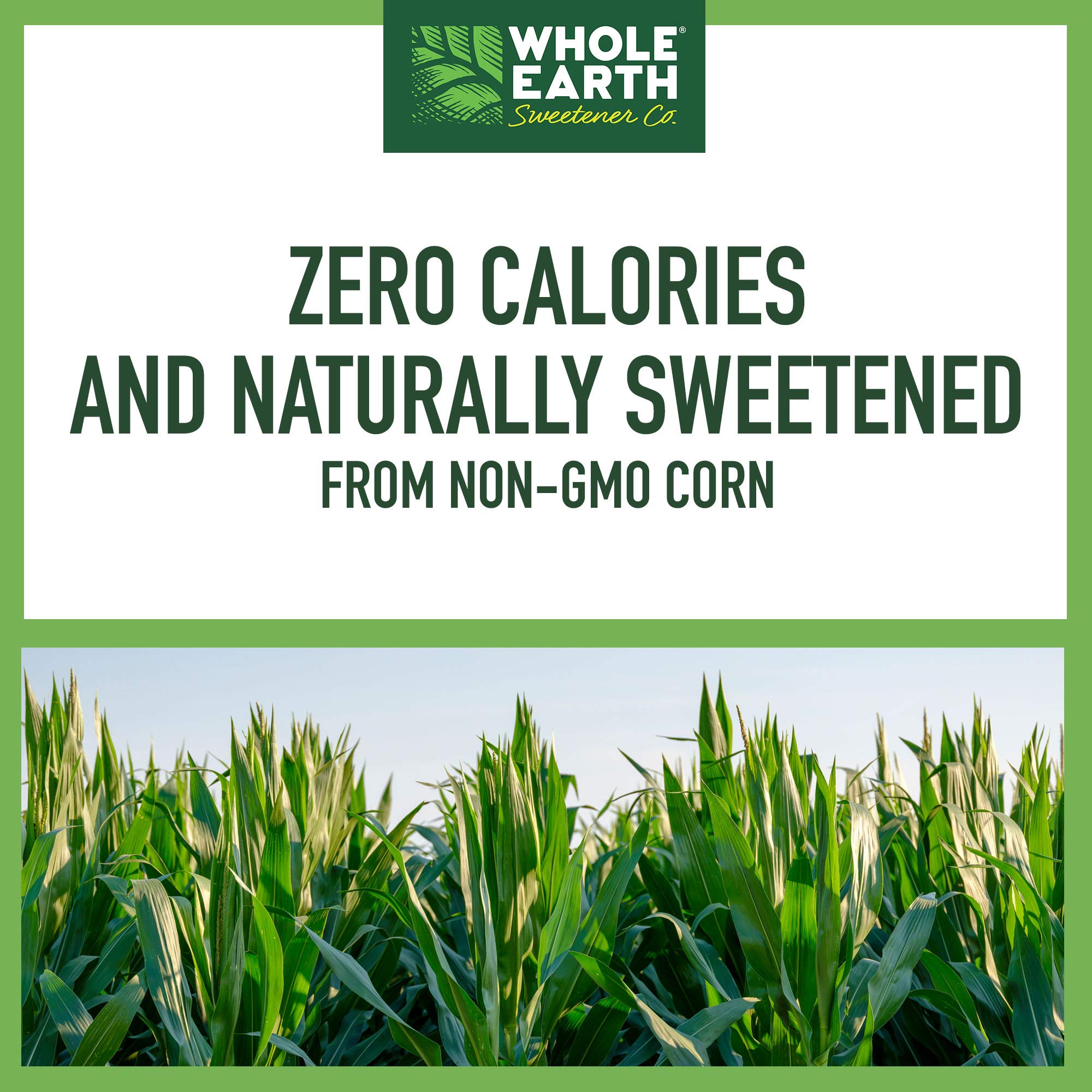 Close-up crystalline erythritol texture from Whole Earth for baking performance